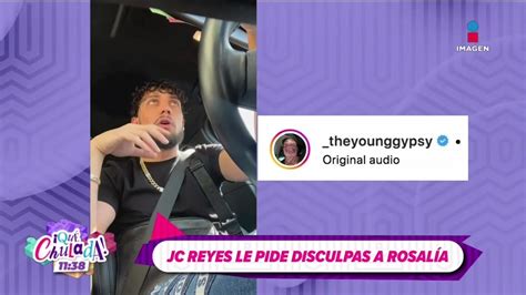 JC Reyes pide disculpas a Rosalía por publicar fotos falsas de la