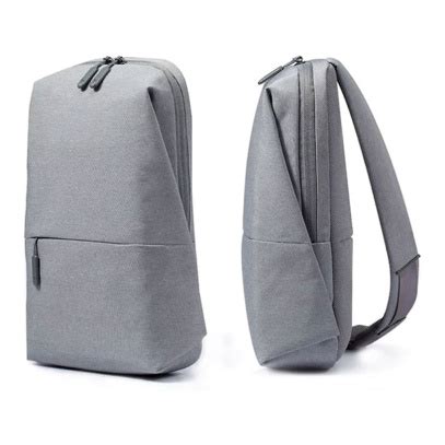 Купить Рюкзак Xiaomi Mi City Sling Bag (DSXB01RM) Светло-серый в Москве ...