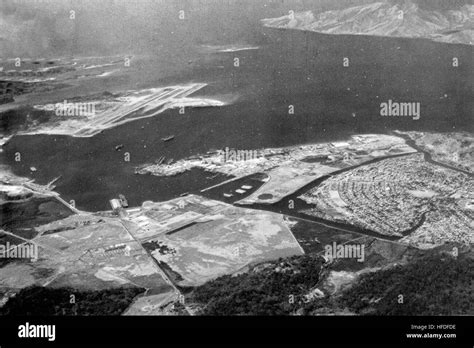 naval base subic bay aerial  stock photo alamy