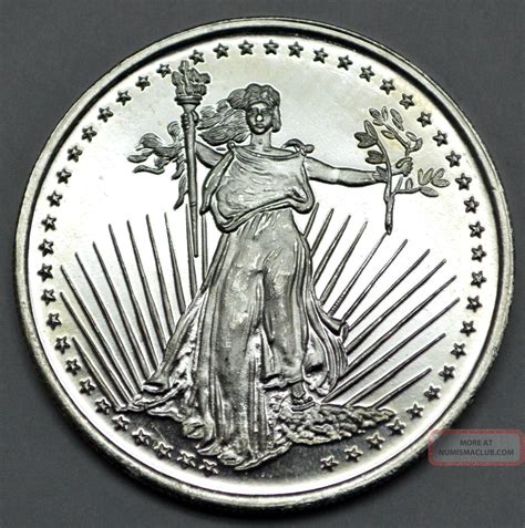 One Ounce 1 Oz 999 Fine Troy Ounce Winchester Indiana Silvertowne