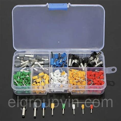 Купить Набор кабельных наконечников гильзы (0,5-4,0) 400 шт., цена 148. ...