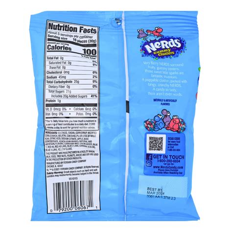 Nerds Fummy Clusters Very Berry - 5oz | Candy Funhouse – Candy Funhouse CA