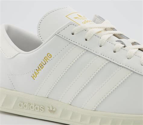adidas Hamburg Trainers White White White - Junior