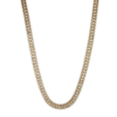 Gold Necklace Imperial Gold Lot 5001 Estate Jewelry Auctionapr 25