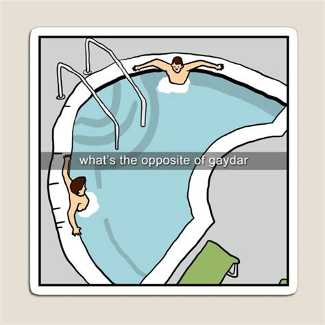 Two Bros Chilling In A Hot Tub Five Feet Apart Cause Theyre Not Gay Magnets Redbubble