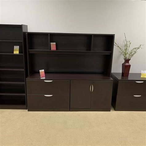 New 71 W X 66 H Credenza 2 Drawer Lateral And Storage Cabinet With