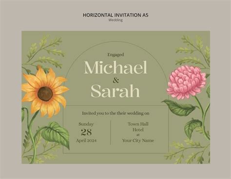 Premium Psd Wedding Template Design