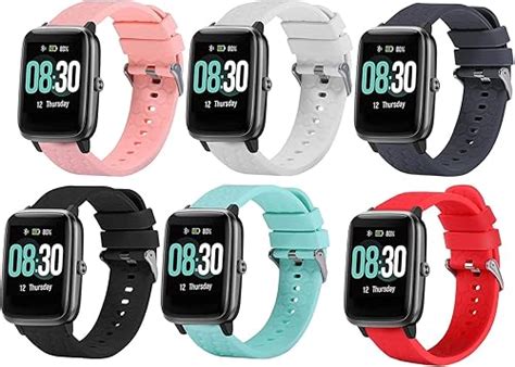 Amazon Tencloud Pack Bands Compatible With Fitpolo Smart Watch