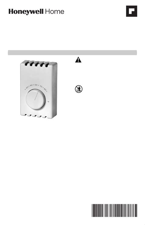 Bedienungsanleitung Honeywell Ct410b1023e 4 Seiten