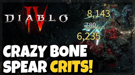 [diablo 4] Bone Spear Crit Necromancer Build Guide High Damage Caster Necro Build Showcase