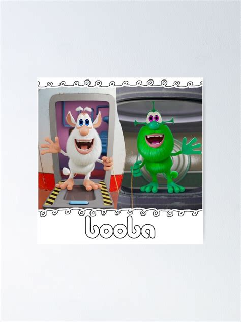 Green Of Booba Cartoon Poster For Sale By Reneeham Redbubble