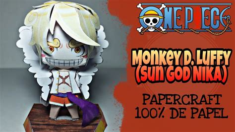 One Piece Monkey D Luffy Gear 5 Papercraftpaperized Youtube