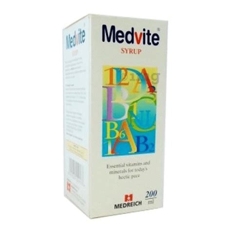 Medvite Syrup Buy Bottle Of 200 0 Ml Syrup At Best Price In India 1mg