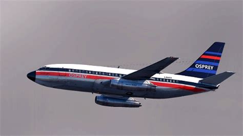 Flyjsim 737 200 V3 Osprey Airways Retro X Plane 12