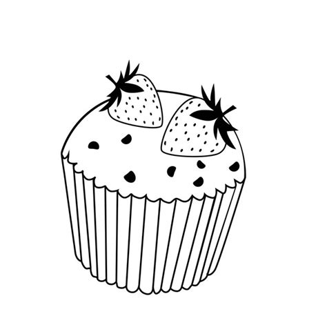 Premium Vector Cake With Strawberry