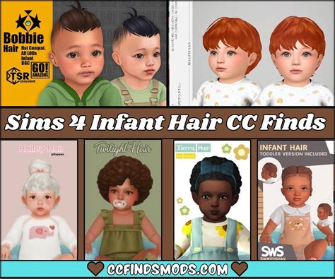 Sims 4 Male Infant Hair Cc