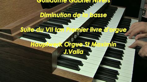 Guillaume Gabriel NIVERS Suite Du VII Ton Premier Livre D Orgue