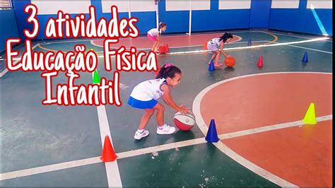 3 Atividades Para Educação Física Infantil Youtube