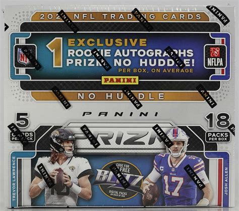 2021 Panini Prizm No Huddle Football Hobby Box Da Card World