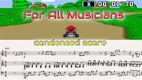 Donuts Plains From Super Mario Kart Sheet Music YouTube