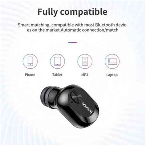 BASEUS Encok W01 TWS Wireless Bluetooth V5.0 Earphone - ido.lk