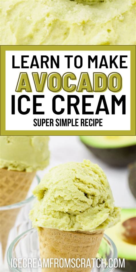 No Churn Avocado Pistachio Ice Cream Artofit