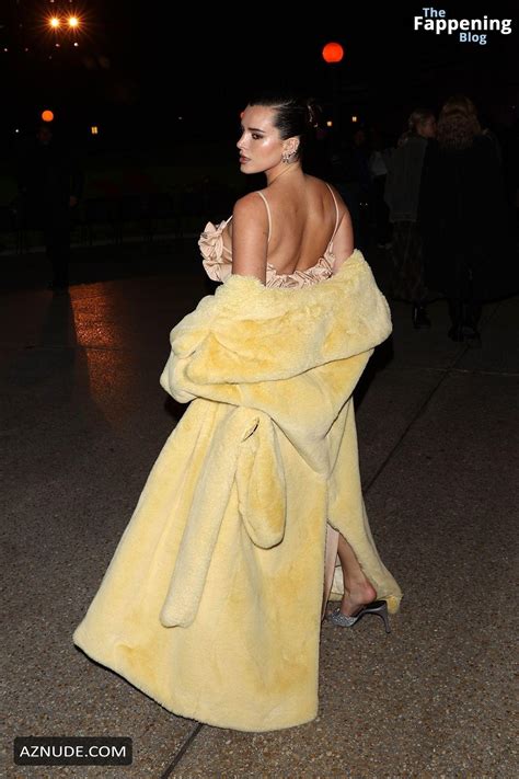 Bella Thorne Sexy Flaunts Her Hot Figure In A Stunning Outfit At Paris Fashion Week Event AZNude