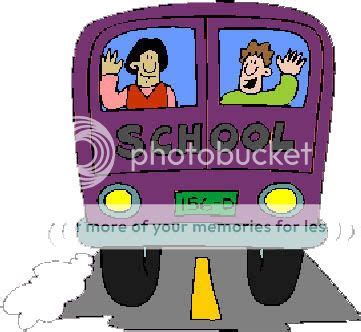 Purple School Bus Cartoon Image | Purple School Bus Cartoon Picture Code