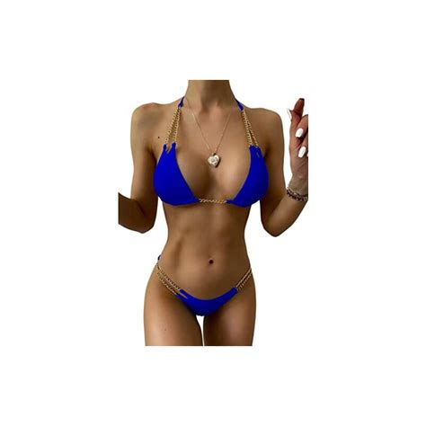 ORANDESIGNE Costume Da Bagno Donna Imbottito Da Bagno Push Up Bikini Swimsuit Costumi Da Bagno
