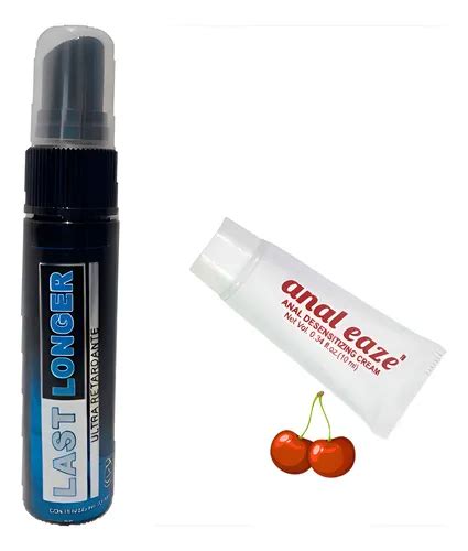 Lubricante Retardante Last Longer Anestesico Anal Eaze Sin Sabor Meses sin interés