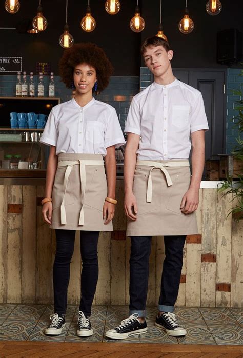 Ergo Waistdown Apron Restaurant Uniforms Waiter Uniform Design Cafe