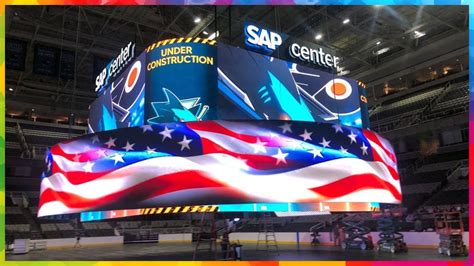 New Scoreboard UPDATE SAP Center YouTube