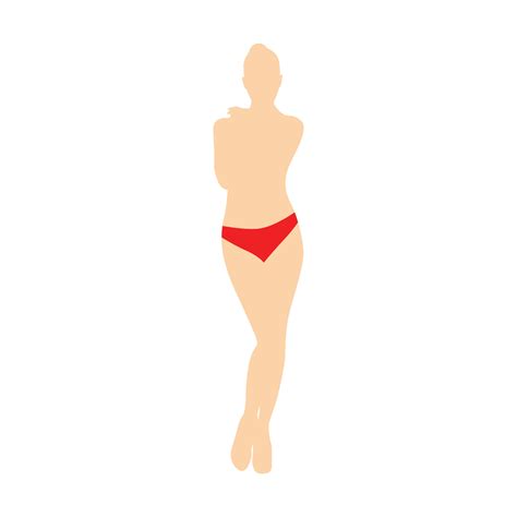 Beautiful Girl Model Lingerie Posing Standing Vector 5149081 Vector Art At Vecteezy