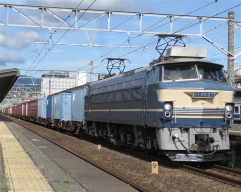 Jr貨物 国鉄ef66形電気機関車 Ef66 27 三島駅 Jr 鉄道フォト・写真 By 桜坂時雨さん レイルラボraillab