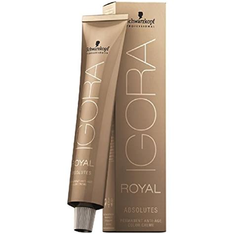 Schwarzkopf Igora Royal Absolute Medium Blonde Gold Natural Hair Colour Tint Ml Tube
