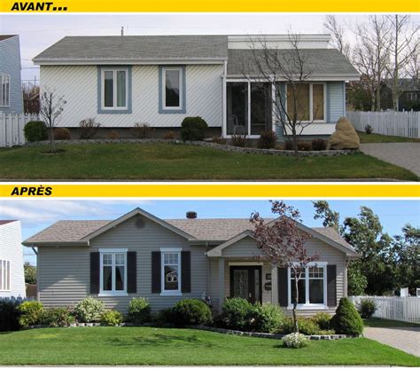 Rénovation de façade de maison avant après. | MULTI-PLANS