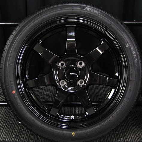 HOT STUFF ホットスタッフ G speed ジースピード G 03 155 5J 43 PCD100 4H ブラックメタリック ZEETEX ジーテックス ZT1000