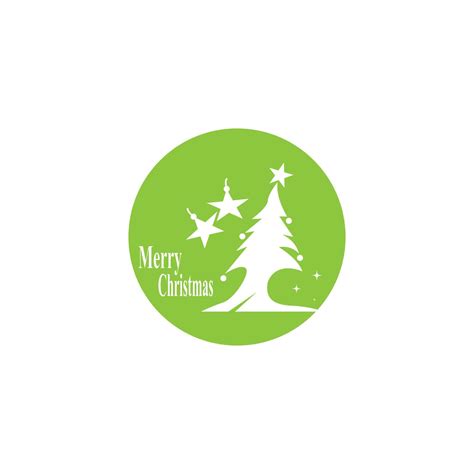 Merry Christmas Logo Vector Template 4788862 Vector Art At Vecteezy