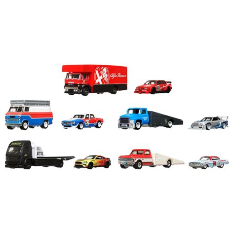 Hot Wheels Team Transport Fahrzeuge Truck Chevelle Und Race Car Chevy