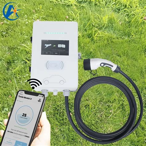 WiFi Ocpp1 6j Fast EV Charger 22kw 32A 230V Electric Vehicle Charging