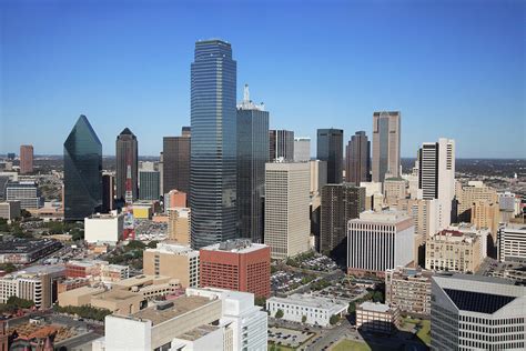 Aerial View Of The City Of Dallas In By Veni