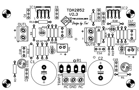 Amplificador Potência Integrado TDA2052 60 W RMS