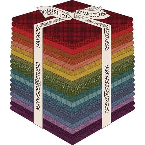 Woolies Flannel Colors Vol 2 Precut Fat Quarter Bundle 20 Pieces Cotton