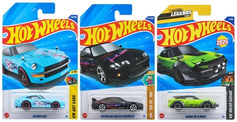 仮予約PRE ORDER HOT WHEELS ベーシック 日本車3種セット 国内流通版 裏面日本語 2025年7月初旬入荷予定 attictoyz アティックトイズ