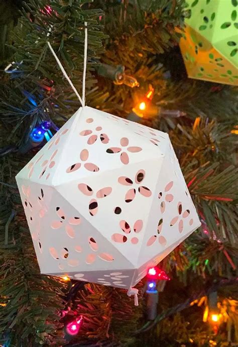 So Crafty! DIY Cricut Christmas Ornaments Ideas - The Crazy Craft Lady