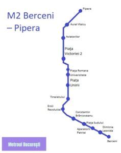 Hartă Metrou București | Harta metroului din București