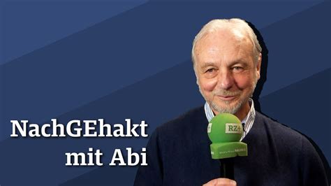 Nachgehakt Mit R Diger Abi Abramczik Der Zug Ist Noch Nicht