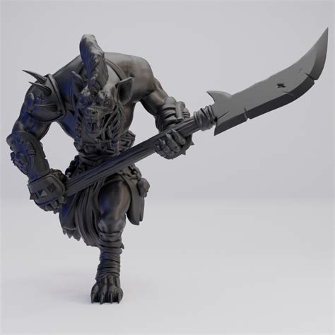 Hot Goblin グノール槍兵 ミニチュア ホットゴブリン TRPG グレイブ 獣人