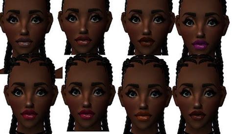 Nude Aesthtic Lipsticks For Darker Skin Tones Lipstick For Dark Skin Dark Skin Tone Sims