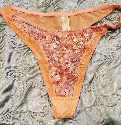 Rare Vintage Victoria S Secret Thong Bikini Panties Gem